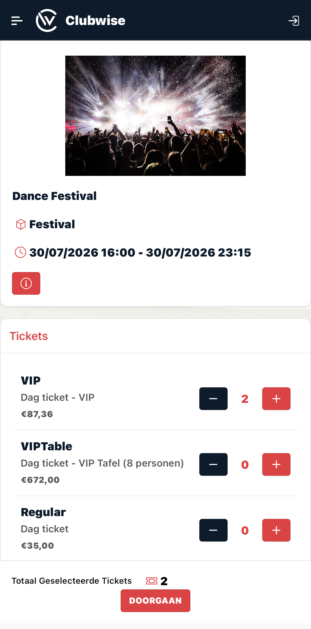 De QR-code van een ticket, met het ticketnummer eronder, klaar om gescand te worden aan de ingang.
